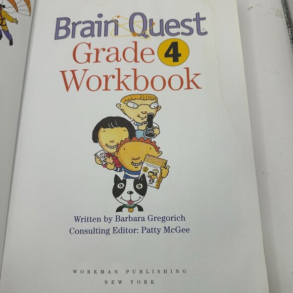 Brain Quest Workbook: Grade 4 - Curriculum-Based Activities & Exercises - Picture 3 of 4